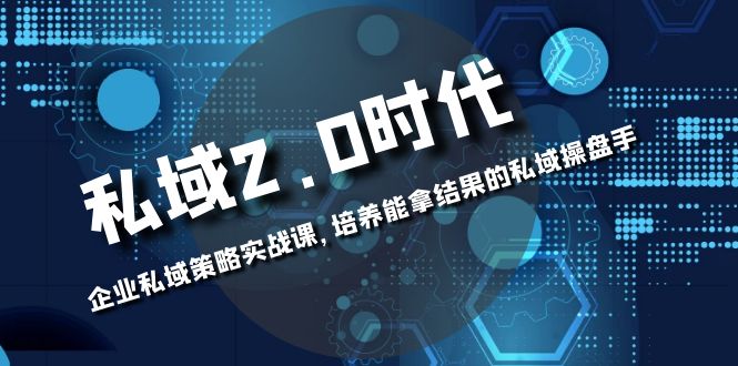 (8291期)私域-2.0时代:企业私域策略实战课,培养能拿结果的私域操盘手-佳佳云创网