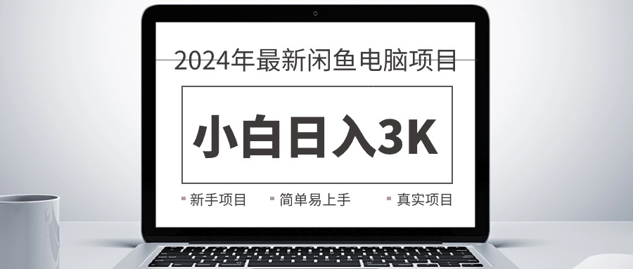 (10846期)2024最新闲鱼卖电脑项目,新手小白日入3K+,最真实的项目教学-佳佳云创网