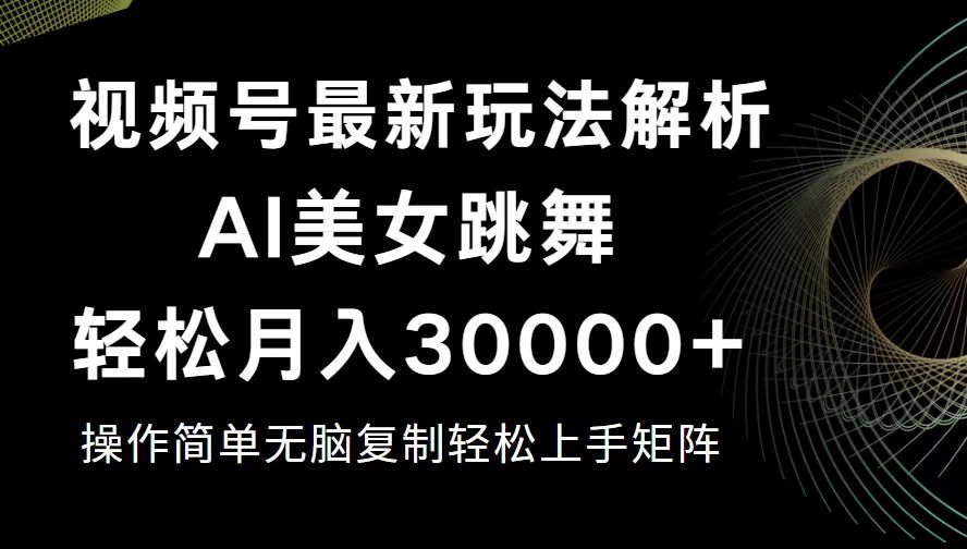 (12420期)视频号最新暴利玩法揭秘,轻松月入30000+-佳佳云创网