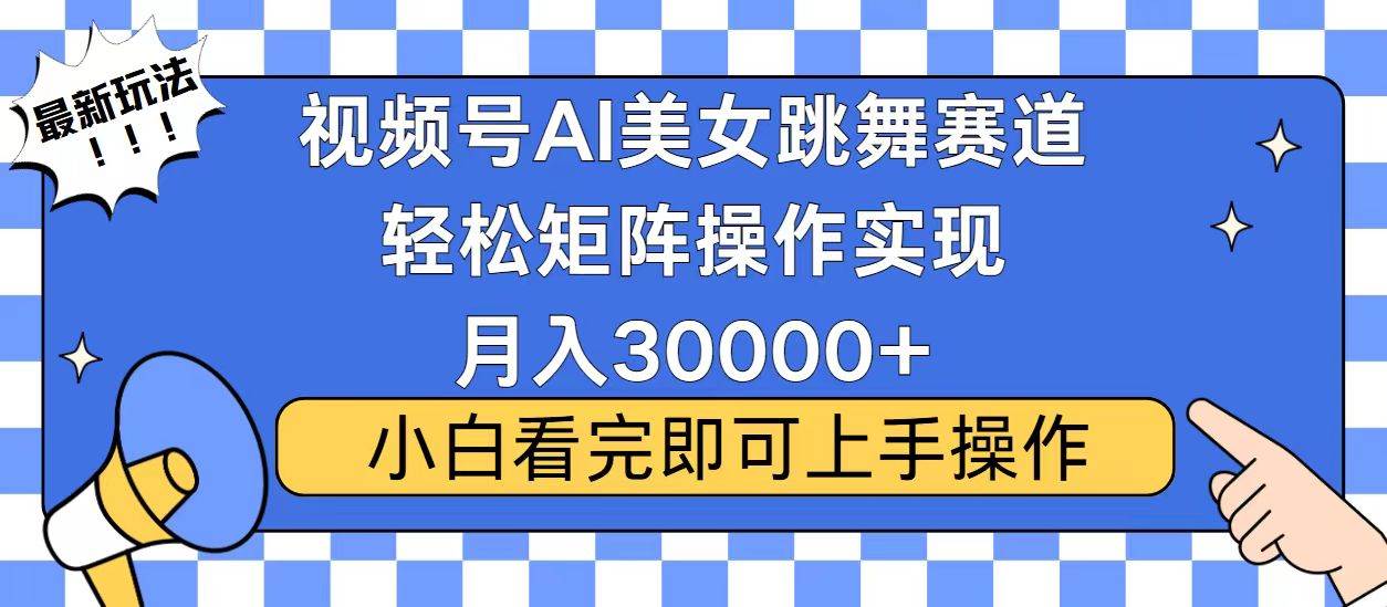 (13813期)视频号蓝海赛道玩法,当天起号,拉爆流量收益,小白也能轻松月入30000+-佳佳云创网
