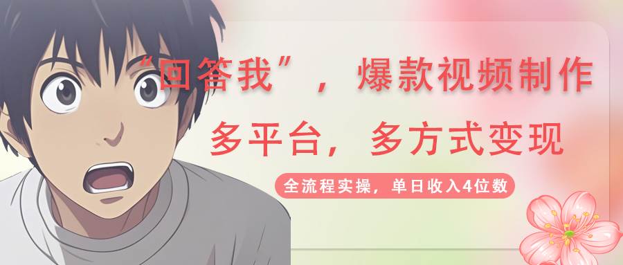 (14116期)回答我爆款视频,自带流量,AI拉新,分成计划等多方式、多平台变现,单…-佳佳云创网