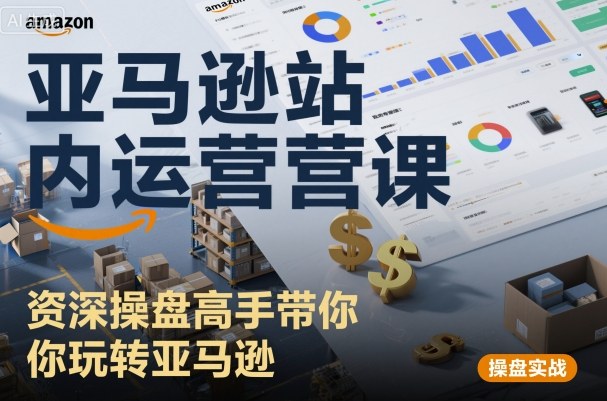 亚马逊站内运营课:资深操盘高手带你玩转亚马逊-佳佳云创网
