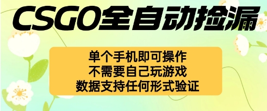 自动挂G捡漏,不用自己挂G不用玩游戏,一个手机即可操作,新手小白轻松月入1W+【揭秘】-佳佳云创网