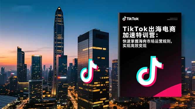 (16535期)TikTok出海电商加速特训营:快速掌握海外市场运营规则,实现高效变现-佳佳云创网