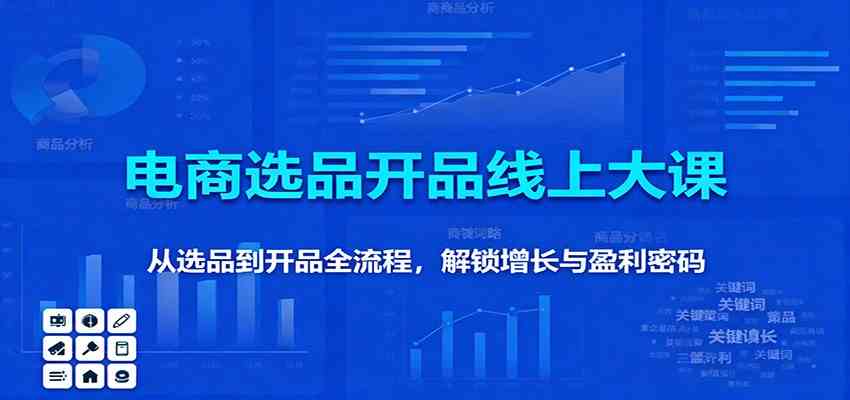 11月电商选品开品线上大课:从选品到开品全流程,解锁增长与盈利密码-佳佳云创网
