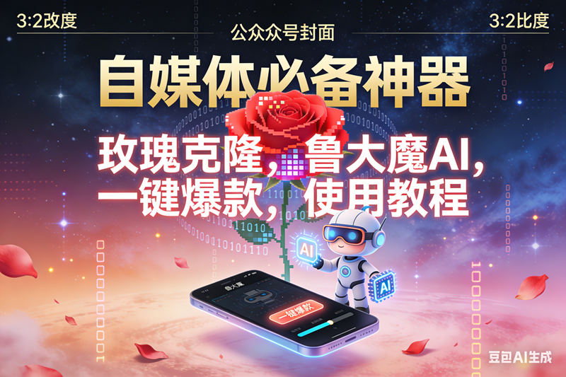 (16912期)玫瑰克隆神器,鲁大魔,ai,自媒体必备软件,一键爆款工具,详细教程-佳佳云创网