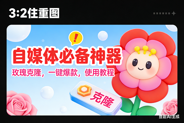 (16929期)玫瑰克隆神器,ai鲁大魔,自媒体必备的软件,一键爆款工具,详细教程-佳佳云创网