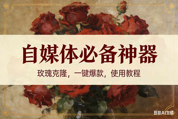 (16940期)玫瑰克隆神器,ai鲁大魔,自媒体必备的软件,一键爆款,详细教程-佳佳云创网