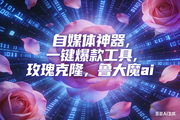 (16949期)ai鲁大魔,自媒体必备的软件,玫瑰克隆神器,一键爆款,详细教程-佳佳云创网