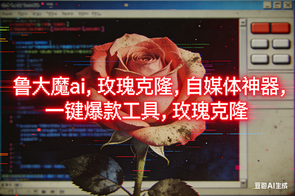 (16971期)ai鲁大魔,自媒体必备的软件,玫瑰克隆神器,一键爆款,详细教程-佳佳云创网