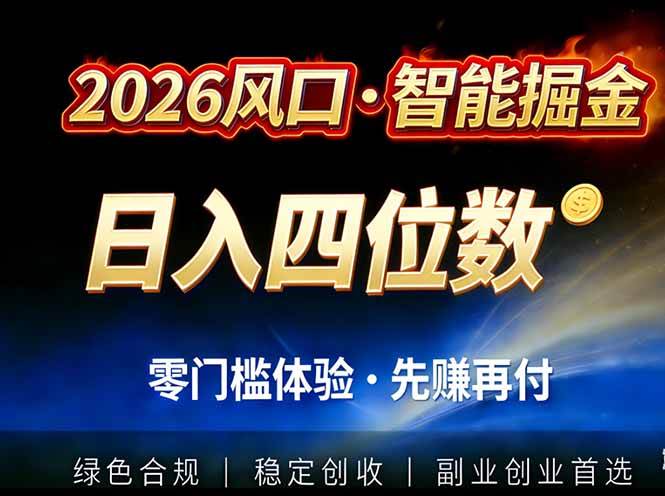 (17000期)2026智能美金套利,全自动对冲策略护航,低门槛可实操。单人单日2000+全自动运行省心省力-佳佳云创网