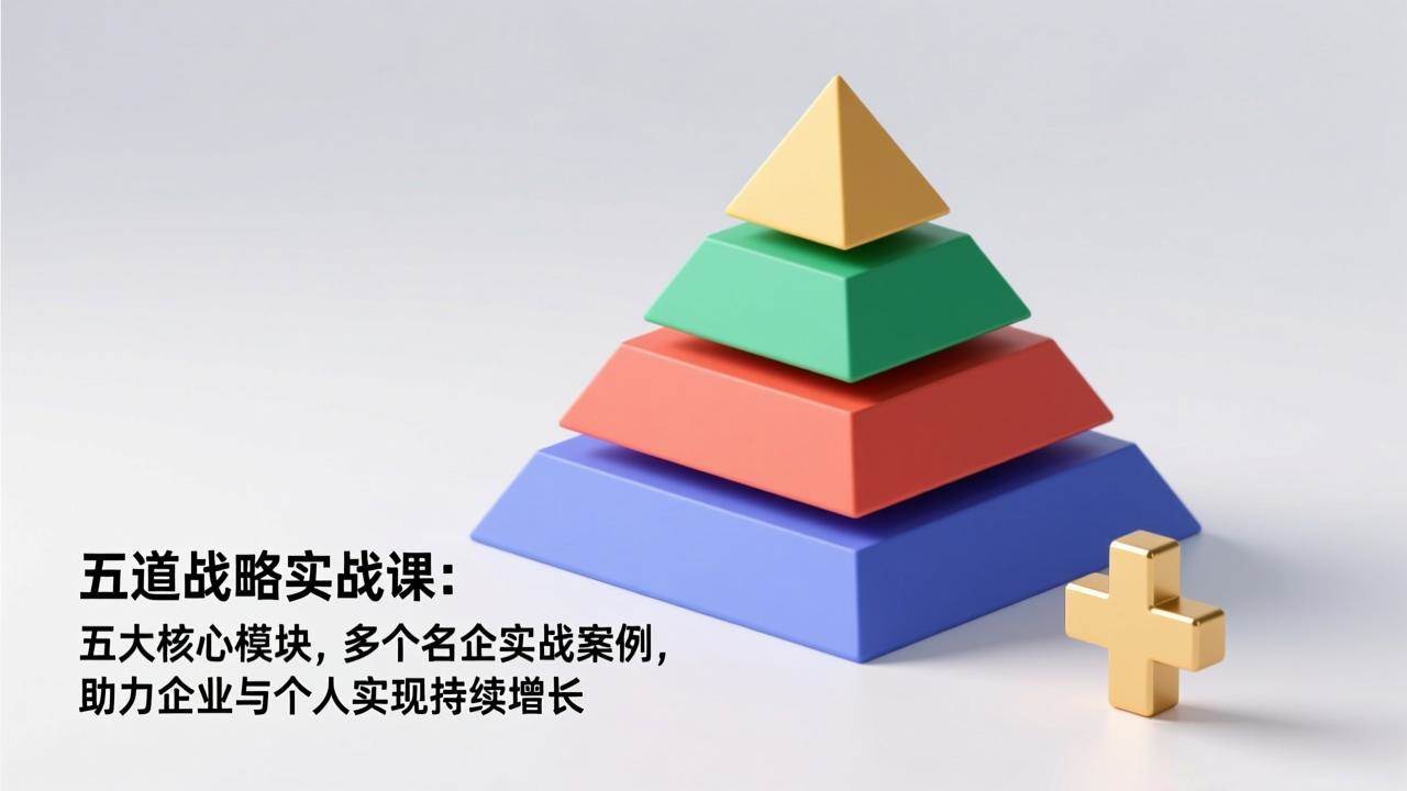 (17095期)五道战略实战课:五大核心模块,多个名企实战案例,助力企业与个人实现持续增长-佳佳云创网