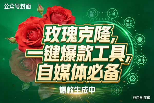 (17813期)玫瑰克隆,ai鲁大魔工具,自媒体必备神器,一键爆款,详细教程。-佳佳云创网