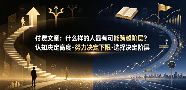 付费文章:什么样的人最有可能跨越阶层?认知决定高度·努力决定下限·选择决定阶层-佳佳云创网