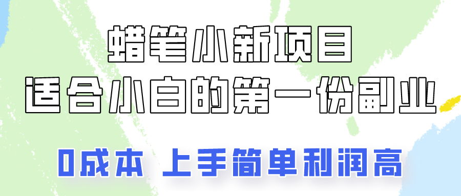 蜡笔小新项目拆解，0投入，0成本，小白一个月也能多赚3000+-佳佳云创网