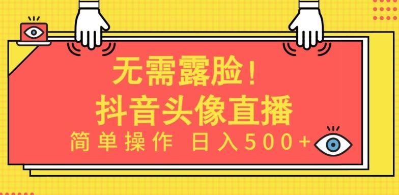 无需露脸，Ai头像直播项目，简单操作日入500+【揭秘】-佳佳云创网