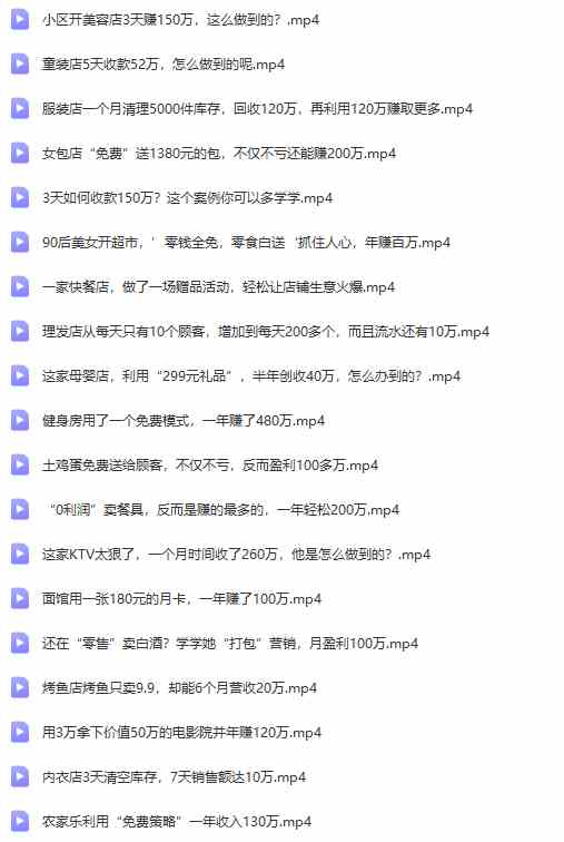 图片[9]-（9607期）真实有效391套商业模式，年入几十到几百万案例解析（电子书+视频+图文）-佳佳云创网