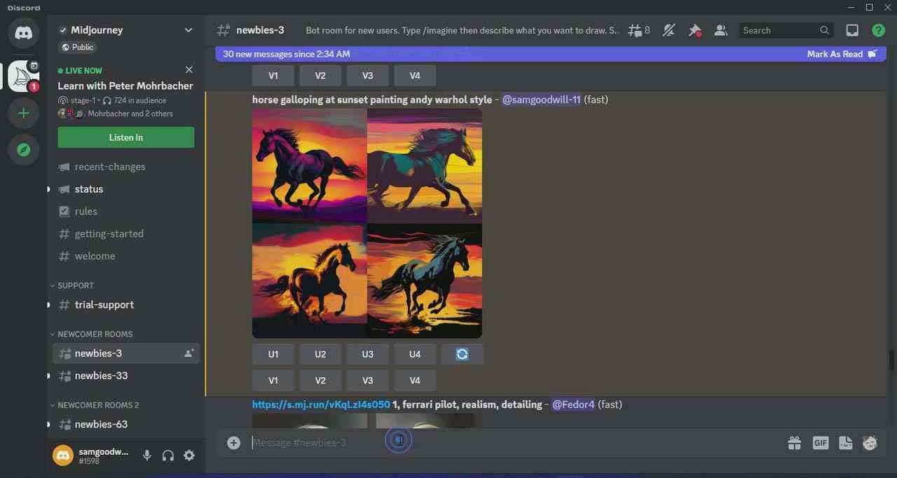 图片[6]-（9643期）Midjourney AI人工智能艺术图片从入门到高级创作教程-34节课-中英字幕-佳佳云创网