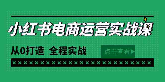 （9946期）最新小红书·电商运营实战课，从0打造  全程实战（65节视频课）-佳佳云创网