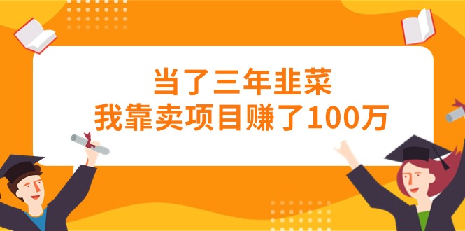 （10725期）当了三年韭菜我靠卖项目赚了100万-佳佳云创网