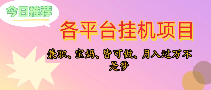 （10642期）靠挂机，在家躺平轻松月入过万，适合宝爸宝妈学生党，也欢迎工作室对接-佳佳云创网