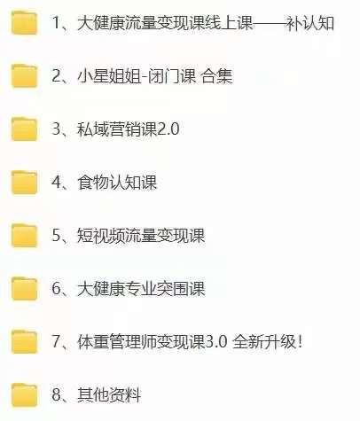 图片[2]-（10871期）大健康 流量 变现2.0：拓高变现 流量/成高客单/低粉高变现/只讲落地实战-佳佳云创网