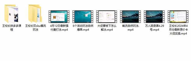 图片[3]-（10865期）拼多多·实战课：万人团玩法/截流自然流/最新强付费打法/最新原价卡大促..-佳佳云创网