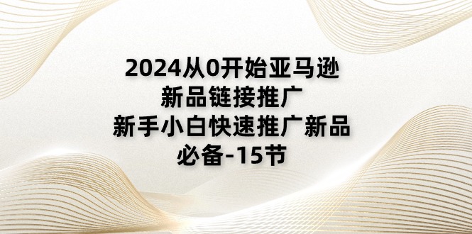 （11224期）2024从0开始亚马逊新品链接推广，新手小白快速推广新品的必备-15节-佳佳云创网