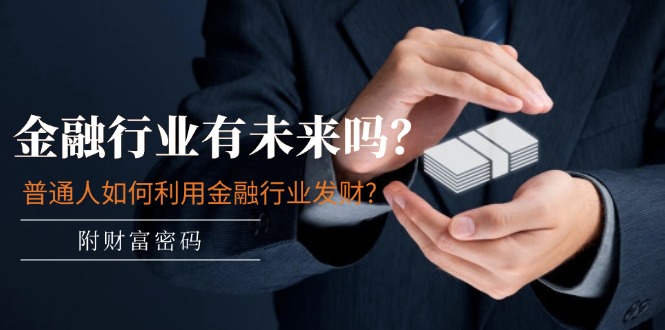 （11499期）某付费文章：金融行业有未来吗？普通人如何利用金融行业发财?(附财富密码)-佳佳云创网