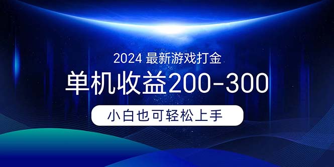（11542期）2024最新游戏打金单机收益200-300-佳佳云创网