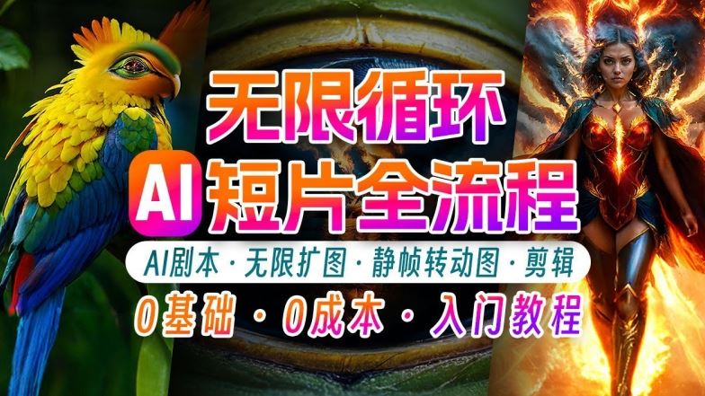 AI剪辑无限循环画面：新手轻松月入上万的秘技【揭秘】-佳佳云创网