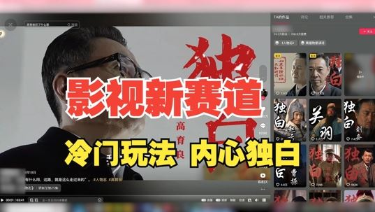 最新影视解说玩法，人物独白，30天涨粉24万+，全流程拆解【揭秘】-佳佳云创网