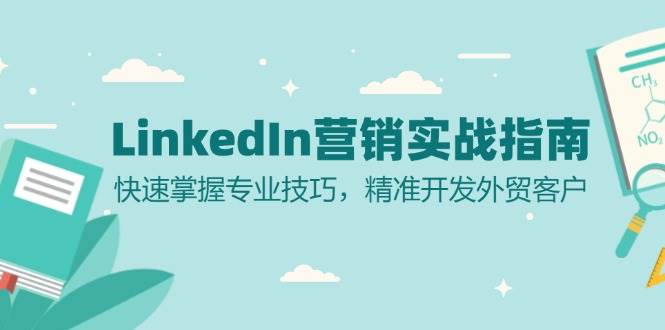 LinkedIn营销实战指南：快速掌握专业技巧，精准开发外贸客户-佳佳云创网
