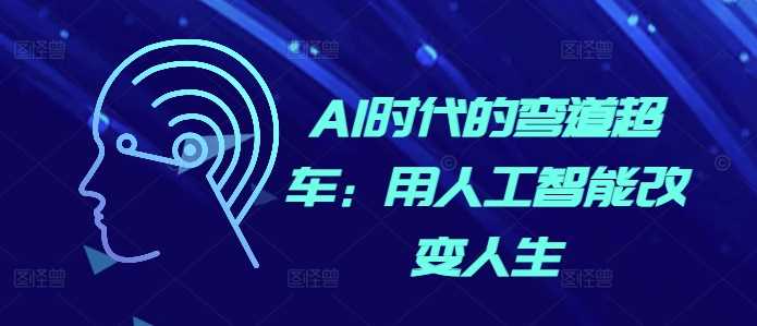 AI时代的弯道超车：用人工智能改变人生-佳佳云创网