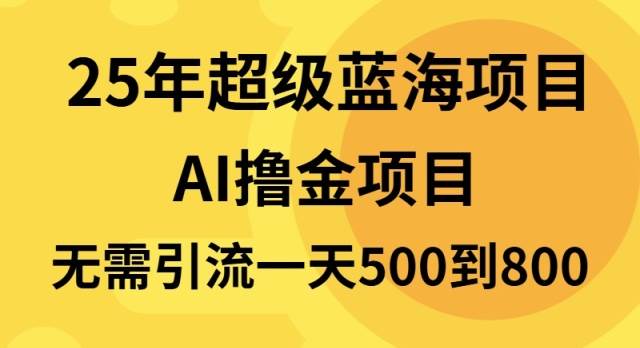 （13746期）25年超级蓝海项目一天800+，半搬砖项目，不需要引流-佳佳云创网