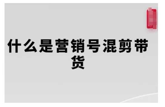 营销号混剪带货，从内容创作到流量变现的全流程，教你用营销号形式做混剪带货-佳佳云创网