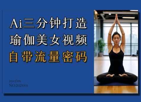 Ai3分钟打造瑜伽美女视频，自带流量密码-佳佳云创网
