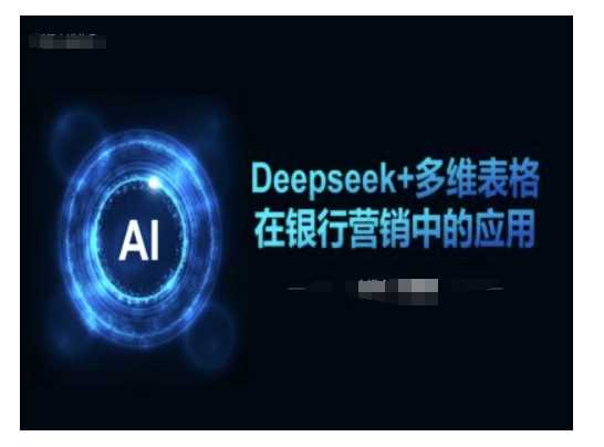 Deepseek+多维表格在银行营销场景中的应用-佳佳云创网