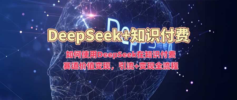 如何使用DeepSeek在知识付费赛道价值变现，引流+变现全流程-佳佳云创网
