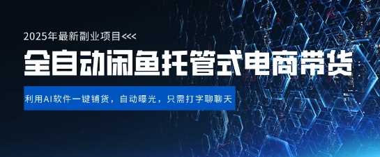 【闲鱼全自动电商带货】三年磨一剑，一朝露锋芒，长期稳定项目，单日稳定变现5张【揭秘】-佳佳云创网