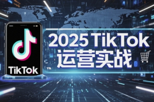 2025TikTok电商运营，掌握TikTok店铺运营核心技巧，实现低成本高转化-佳佳云创网