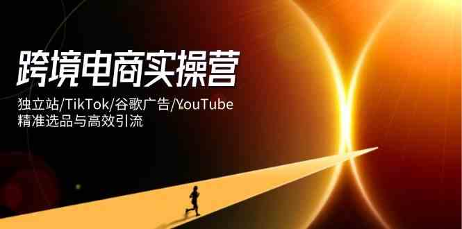 跨境电商实操营：独立站/TikTok/谷歌广告/YouTube，精准选品与高效引流-佳佳云创网