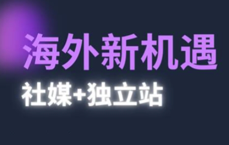 2025出海新机遇(社媒+独立站)，海外新机遇，实现独立站的高效运营与出海-佳佳云创网