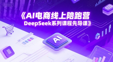 AI电商线上陪跑营，DeepSeek系列课程先导课-佳佳云创网