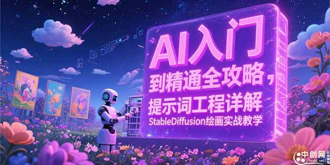 （15181期）AI入门到精通全攻略，提示词工程详解，StableDiffusion绘画实战教学-佳佳云创网