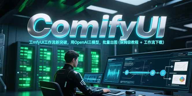 （15191期）ComfyUI工作流新突破，用OpenAI三模型，批量出图(保姆级教程+工作流下载)-佳佳云创网