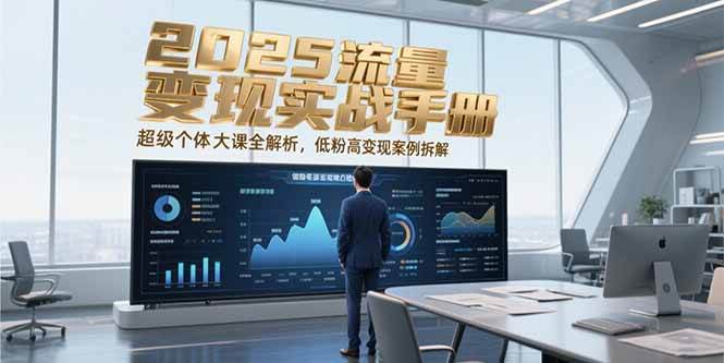 2025流量变现实战手册，超级个体大课全解析，低粉高变现案例拆解-佳佳云创网
