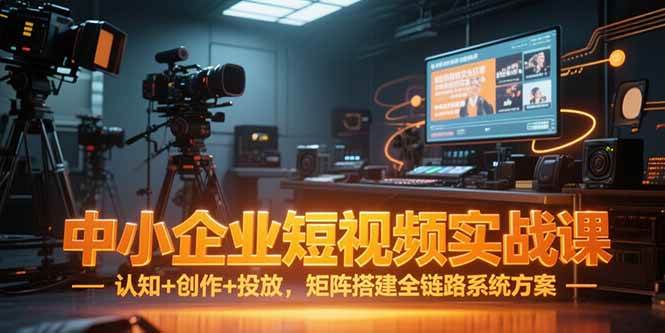 （15249期）中小企业短视频实战课，认知+创作+投放，矩阵搭建全链路系统方案-佳佳云创网