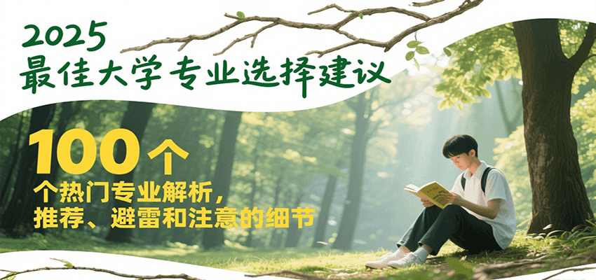 2025最佳大学专业选择建议，100个热门专业解析，推荐、避雷和注意的细节-佳佳云创网