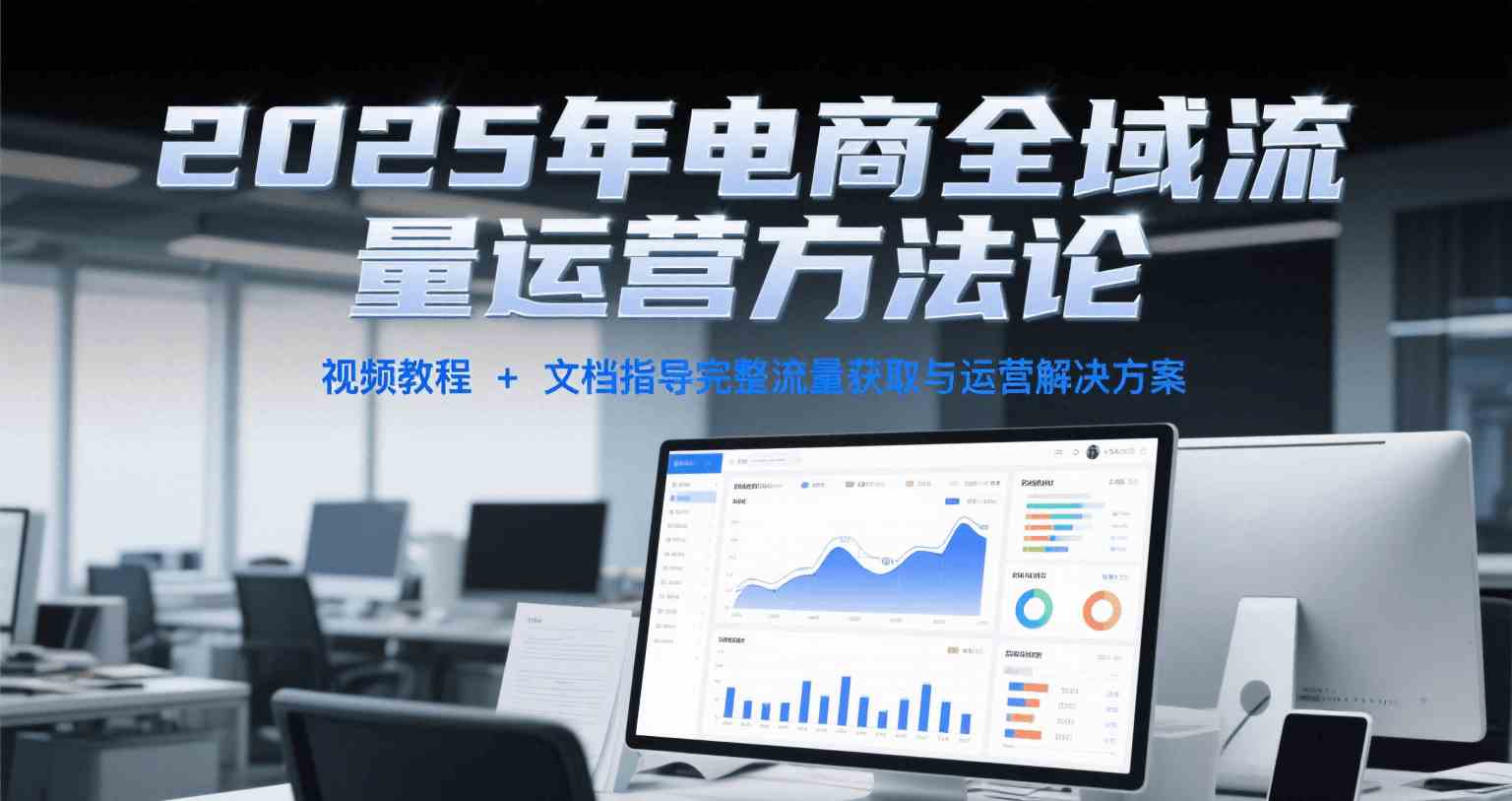 2025年电商全域流量运营方法论，视频教程+文档指导完整流量获取与运营解决方案-佳佳云创网